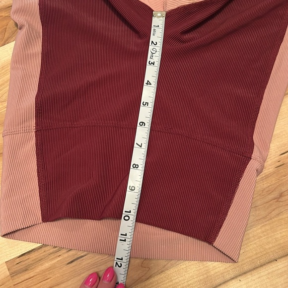Beach Riot Ribbed Pink Leggings Small - Picture 4 of 7